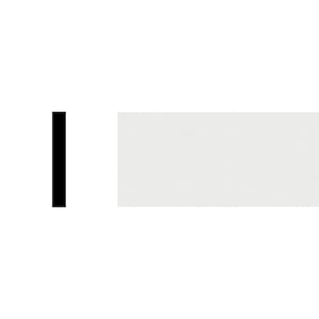 Ekena Millwork 1 1/8"H x 1/8"P x 96"L Lattice Moulding, PVC MLD01X00X96LASWPV